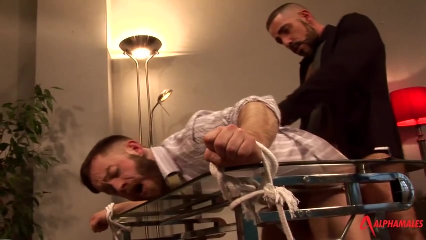 Michel Rudin And Alfie Stone - Amazing Porn Scene Homosexual Bondage Great