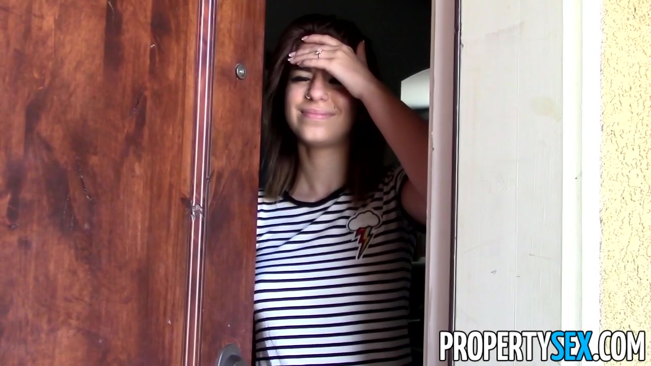 PropertySex Tenant With Amazing Natural Boobs Busted for Porn Torrents