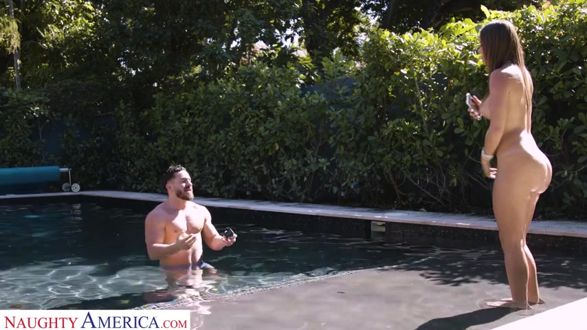 Havana Bleu fucks Step son's friend after dip in pool - myfriendshotmom