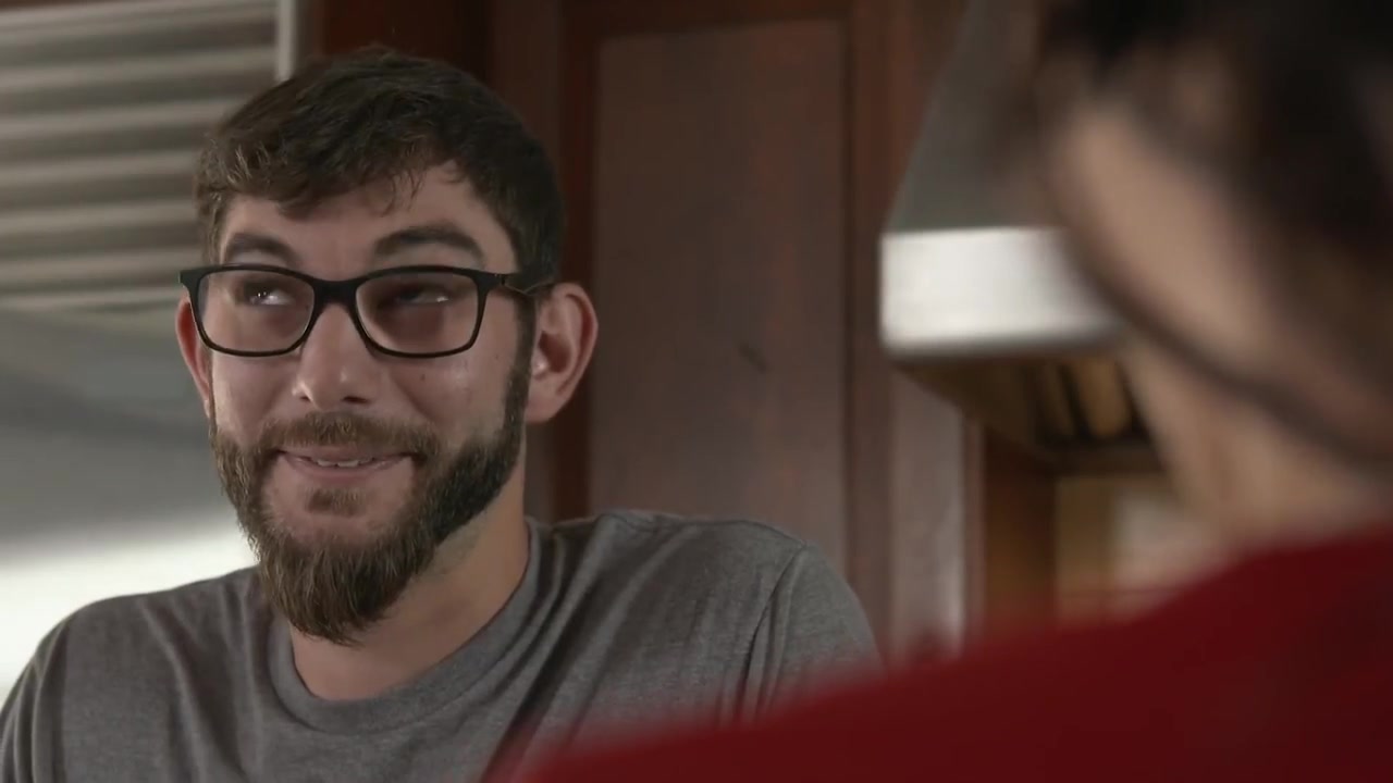 Bearded Guy Fucks His Stepsister Honey Gold On The Kitchen Table