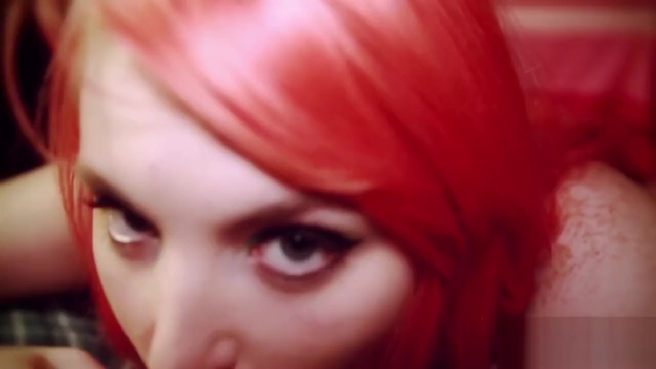 Nerdy Redhead Rides Cock While Gaming