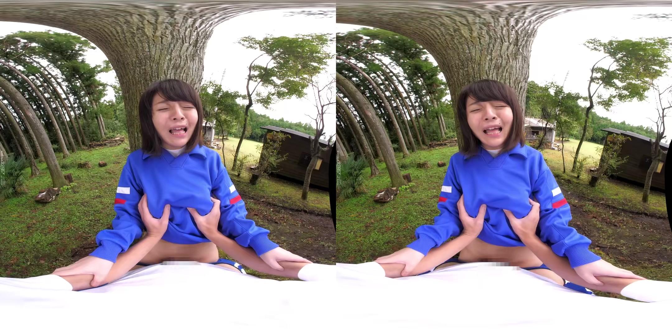 Rio Ishihara - Outdoor Fucking at a School in the Woods: Two Classmates Show Each Other their Private Parts - SodCreate
