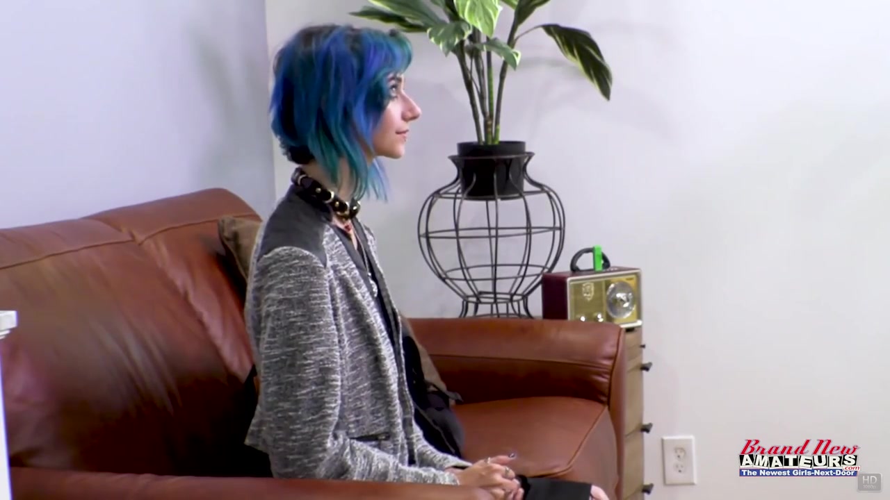 Blue Haired Inara Gets Pussy And Ass Fucked After Giving A Blowjob!