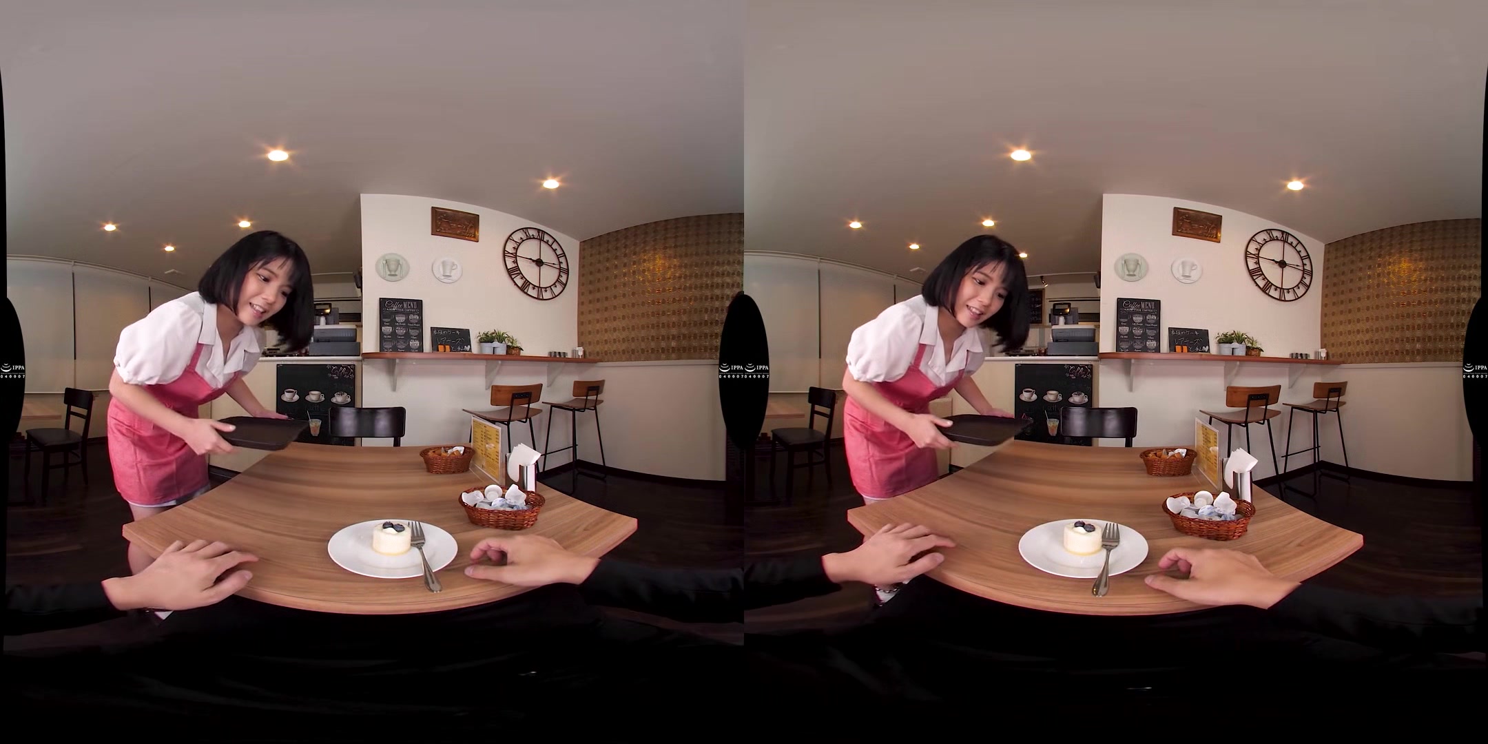 The Metrosexual Favorite Customer in the Big Tits Cafe - Busty Japanese Babe Riding Your Cock