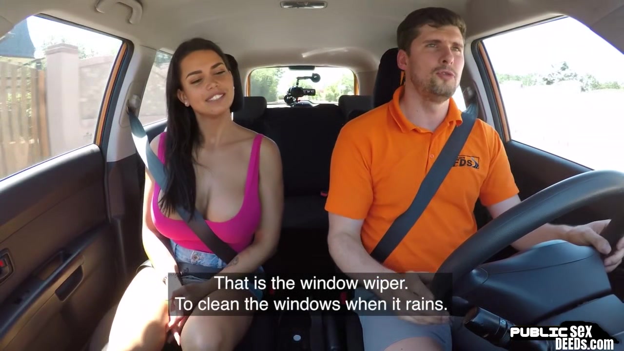 Hugetits eurobabe gets pounded by her driving instructor