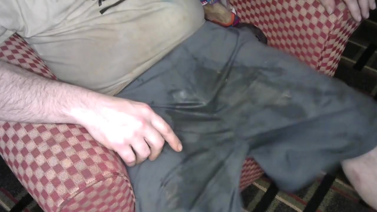 Having Some Hot Cheese Dip Using Nike Shorts For Bowl