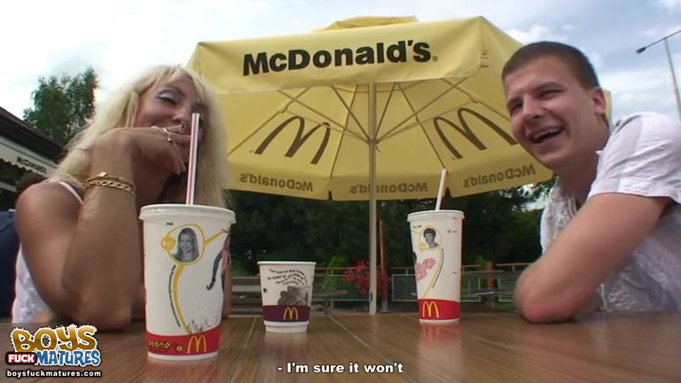 MacDonald's provides food and fuck