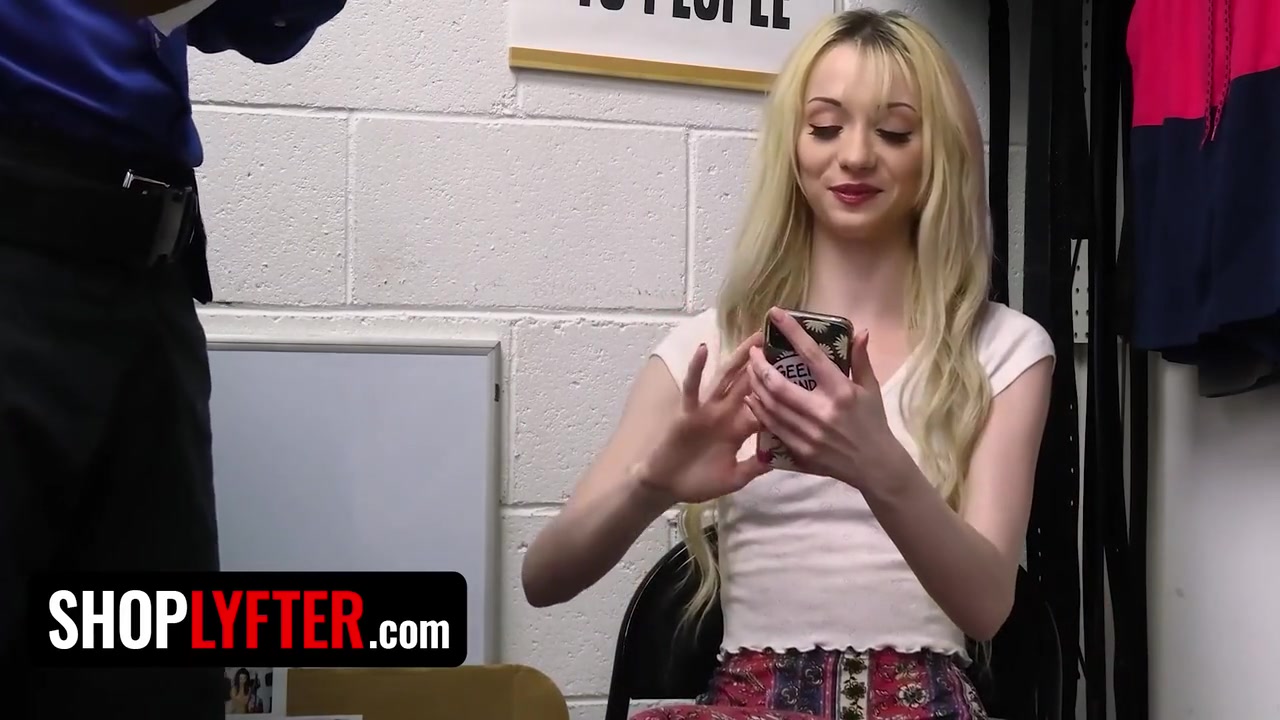 Cecelia Taylor - Pretty Blonde Suspect Detained For Strip Search In The Backroom