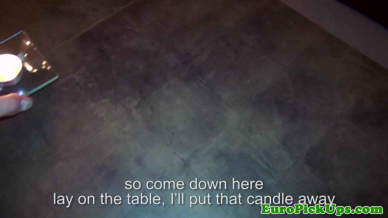 European amateur assfucked at restaurant