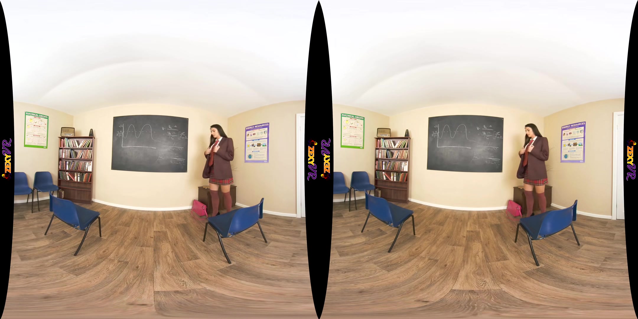 Teach Me; Solo Striptease Student Teacher Uniform Teen Fit Big Natural Tits