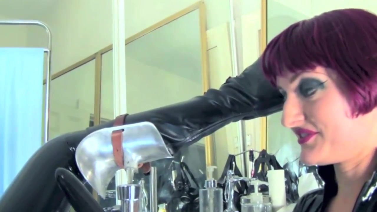 Mistress Tokyo - Rubber Domme With 12" Heel Fetish Boots, E-Stim And Hitachi