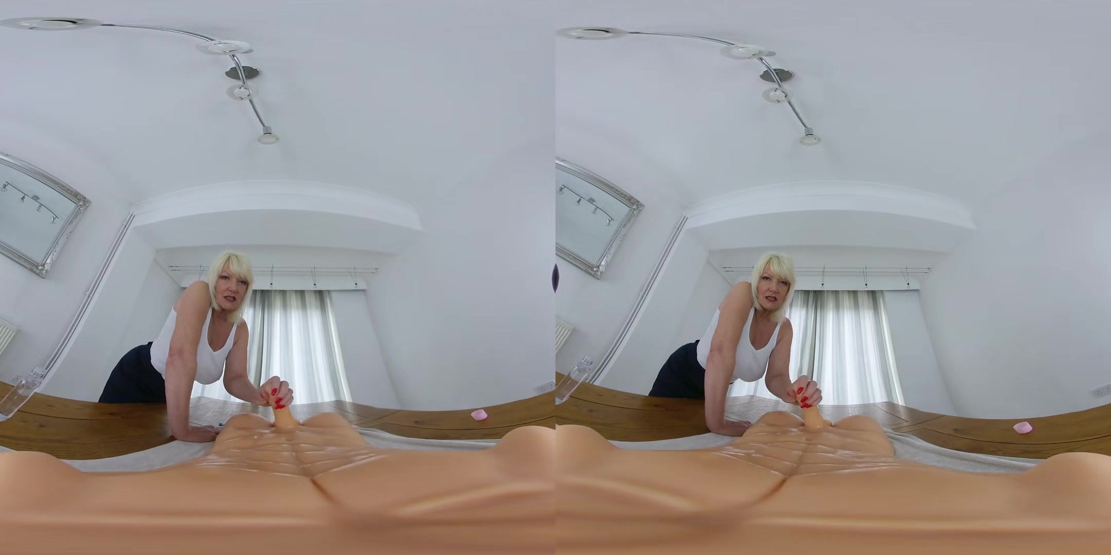 Milf Amy, Oily Massage - Busty British MILF Fucks Tommy Torso