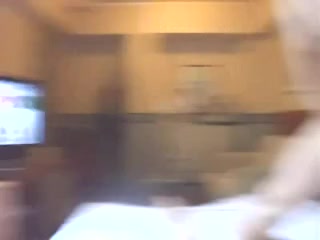 Blindfolded Japanese girlfriend receiving a cumshot on her face