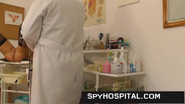 Classy girl at gyno doctor caught on