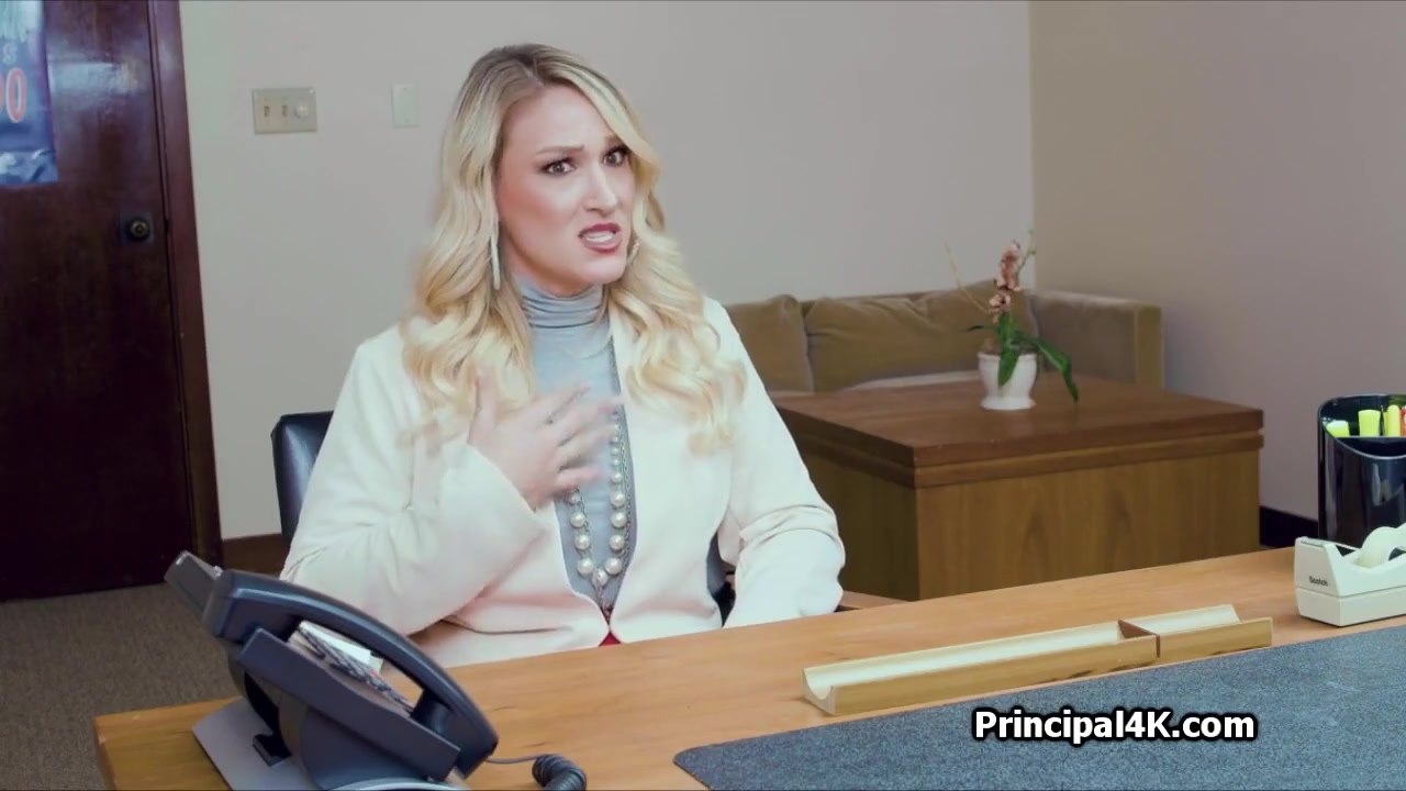 Blonde Milf Fucked On Principals Office Desk