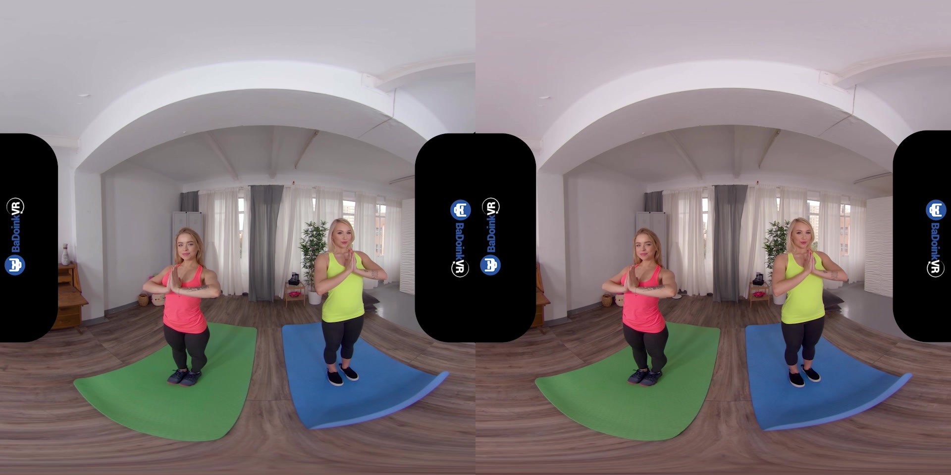 Marilyn Sugar & Alexa Flexy in Cum Salutations - BadoinkVR