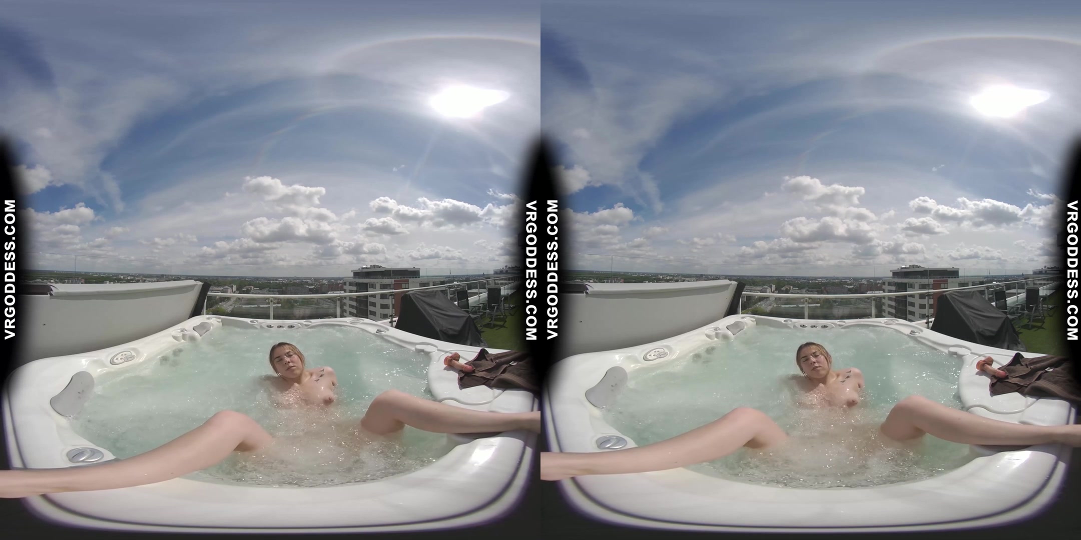Teen Adreana Jilling In Jacuzzi With Suction Cup Dildo Orgasming Vibratin Her Clit On Water Jets