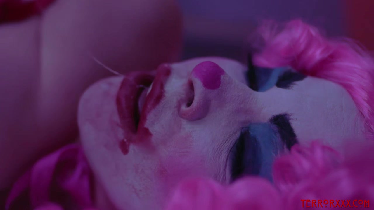 Clown girl savagely ass fucked and tormented by master