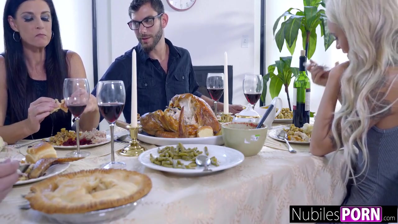 Kyler Quinn And Hot Milf - Np Thanksgiving: Were Thankful For Stepmom Titties & Moist Pussies