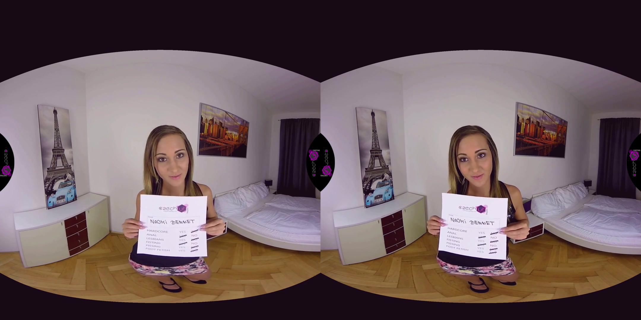 Naomi Bennet in Naomi Bennet Casting - CzechVRCasting