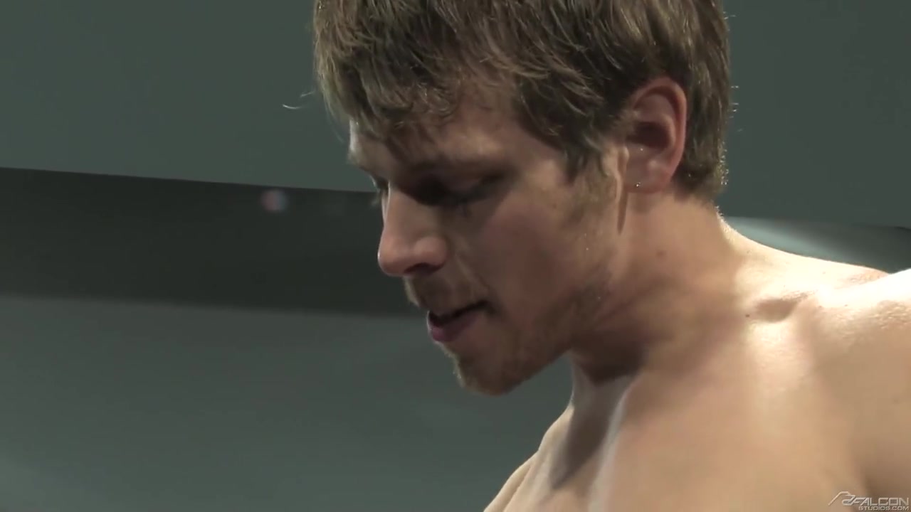 Micah Brandt - Muscled Ebony And Scruffy White Get Rough