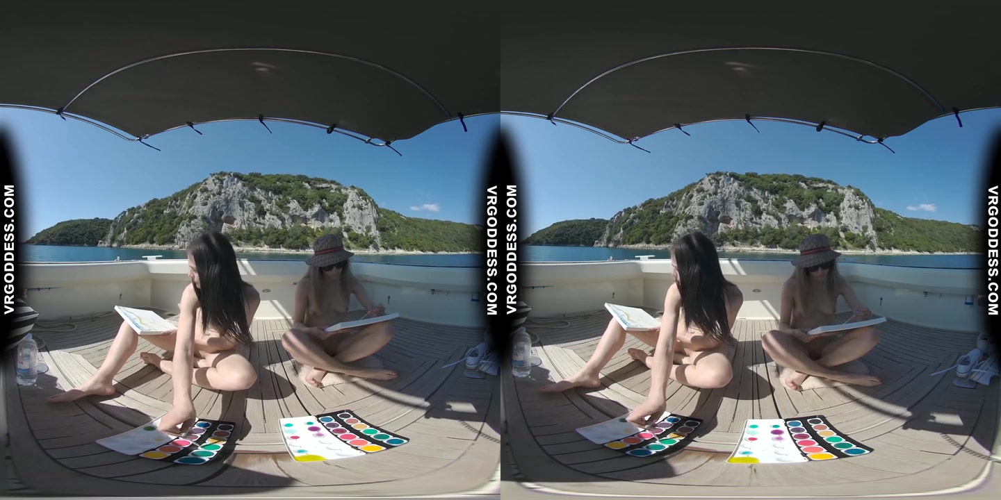 Nude Creative Porn Matty Josie Painting While Nude On A Yacht