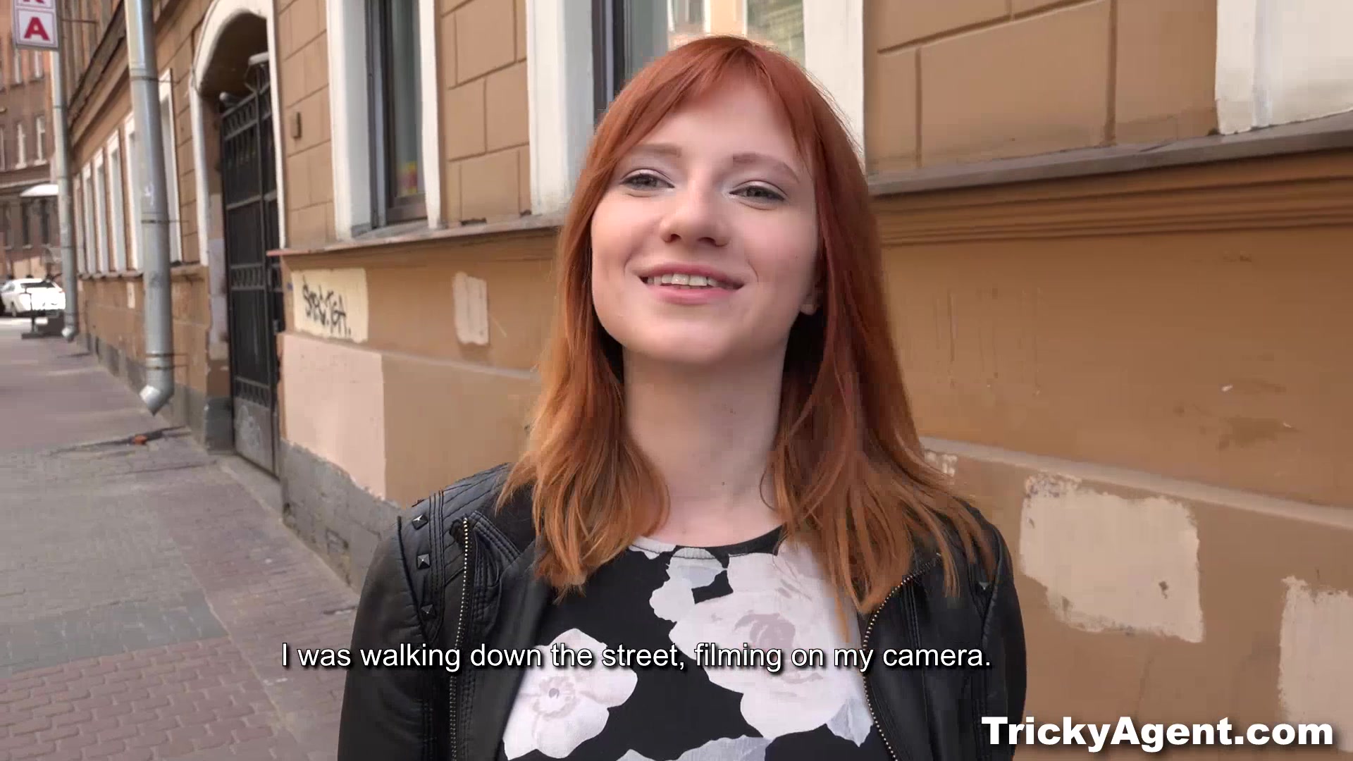 Tricky Agent - Spontaneous porn debut