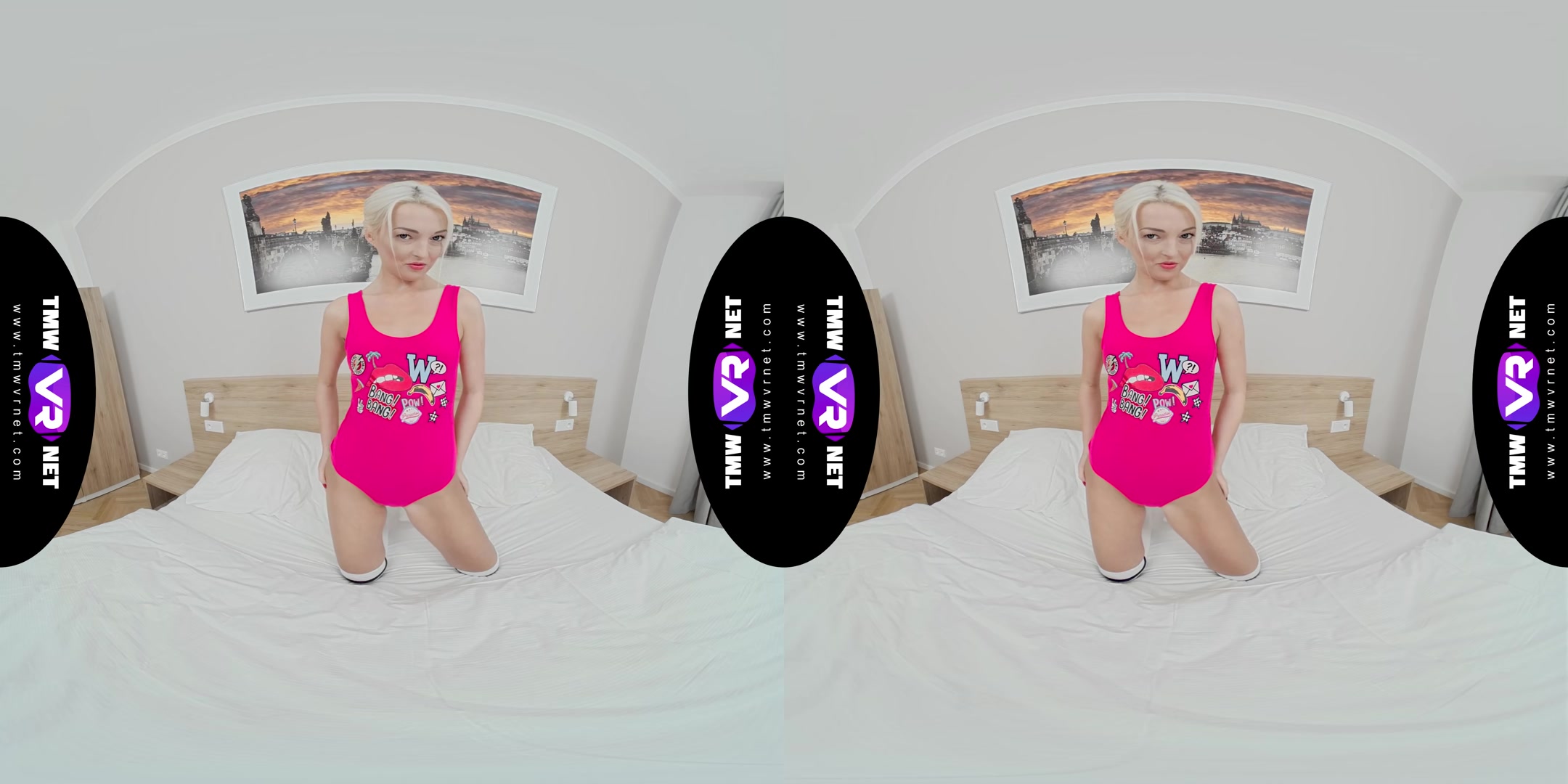 Blondie's Solo Party in Bed - TmwVRNet