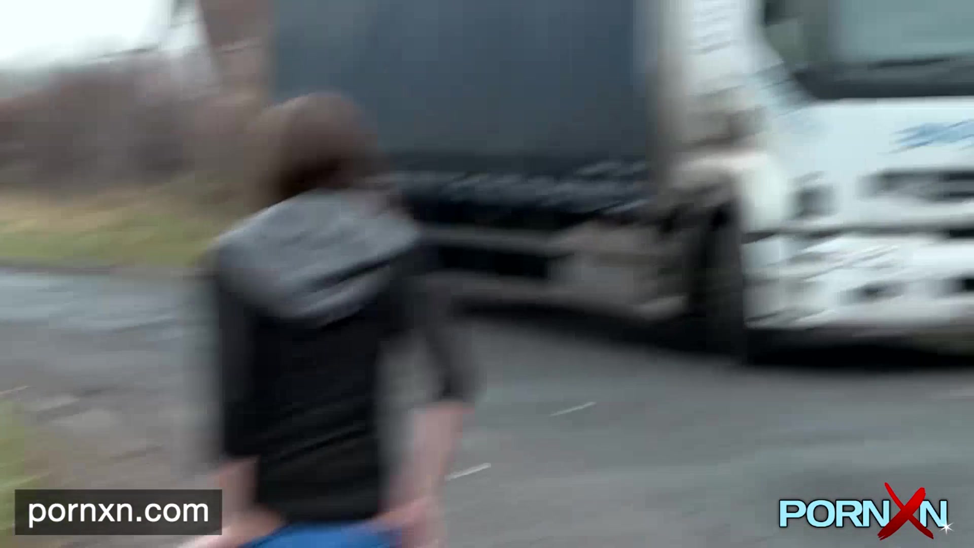 British skinny Leyla flashing in London