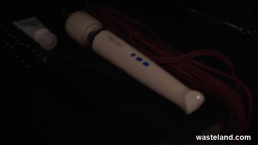 Bound Submissive Teased With Electrical Toys