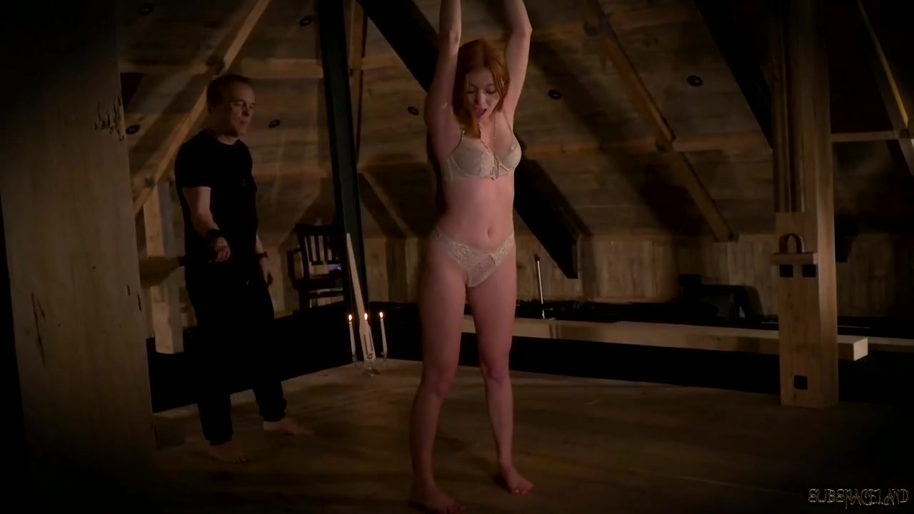 Hot teen 18+ Slave Hardcore Fucked In Bondage
