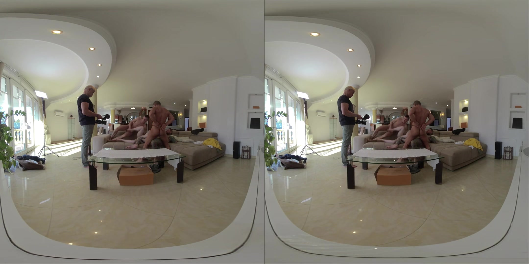 Vr Video Part Three Little Freak Licks Cum From Chocolate In Huge Cock Gangbang