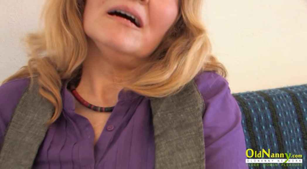 OldNannY Horny Grandma Sensual Stroking and Fuck