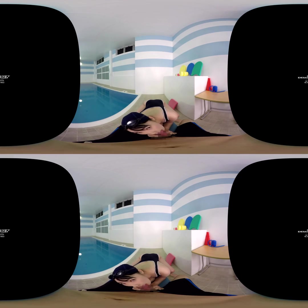 Underwater In VR! Become a Swim Instructor and Sexually Harass All the Swimmers you Want - Asian teen 18+ Poolside Hardcore