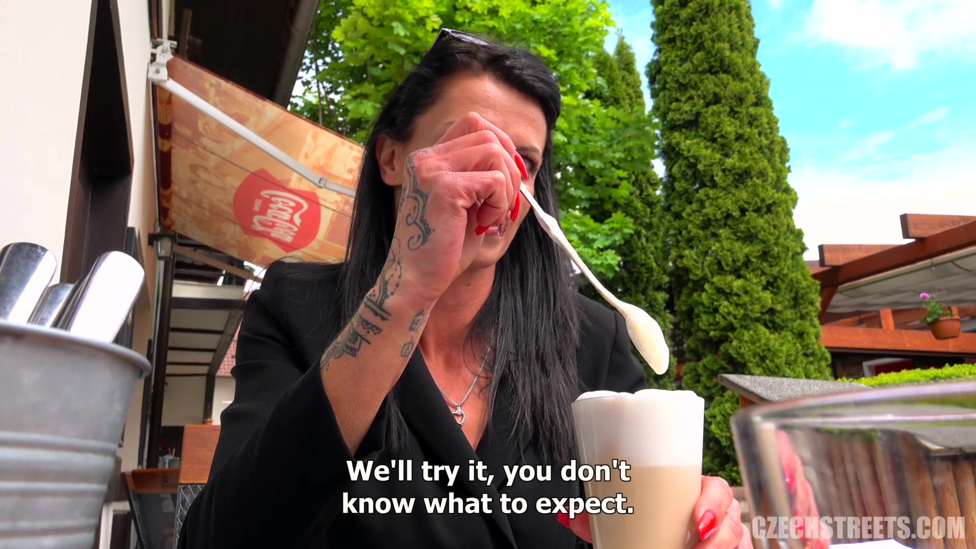Czech Streets – Milf Enjoys a Vibrator in Public