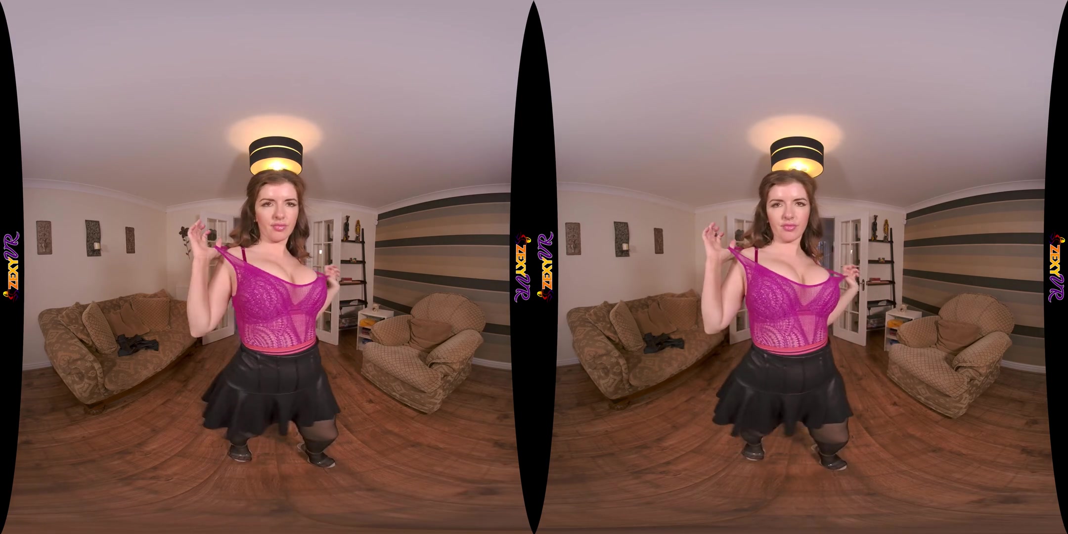 PVC Perfection - Hot Big Tits Amateur Stripping