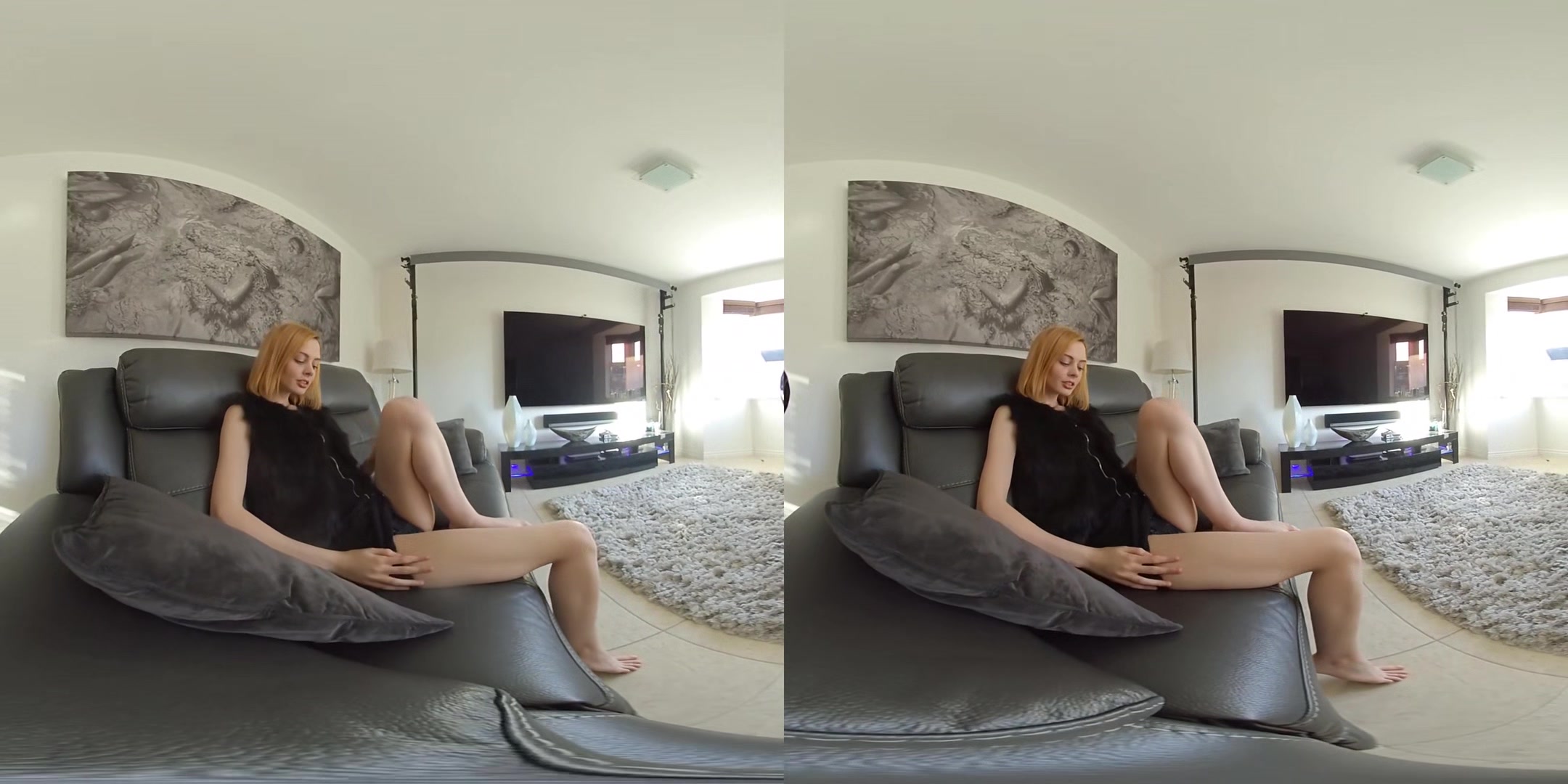 Kourtney M, Bedroom Tease - Petite Shaved Solo Model Striptease