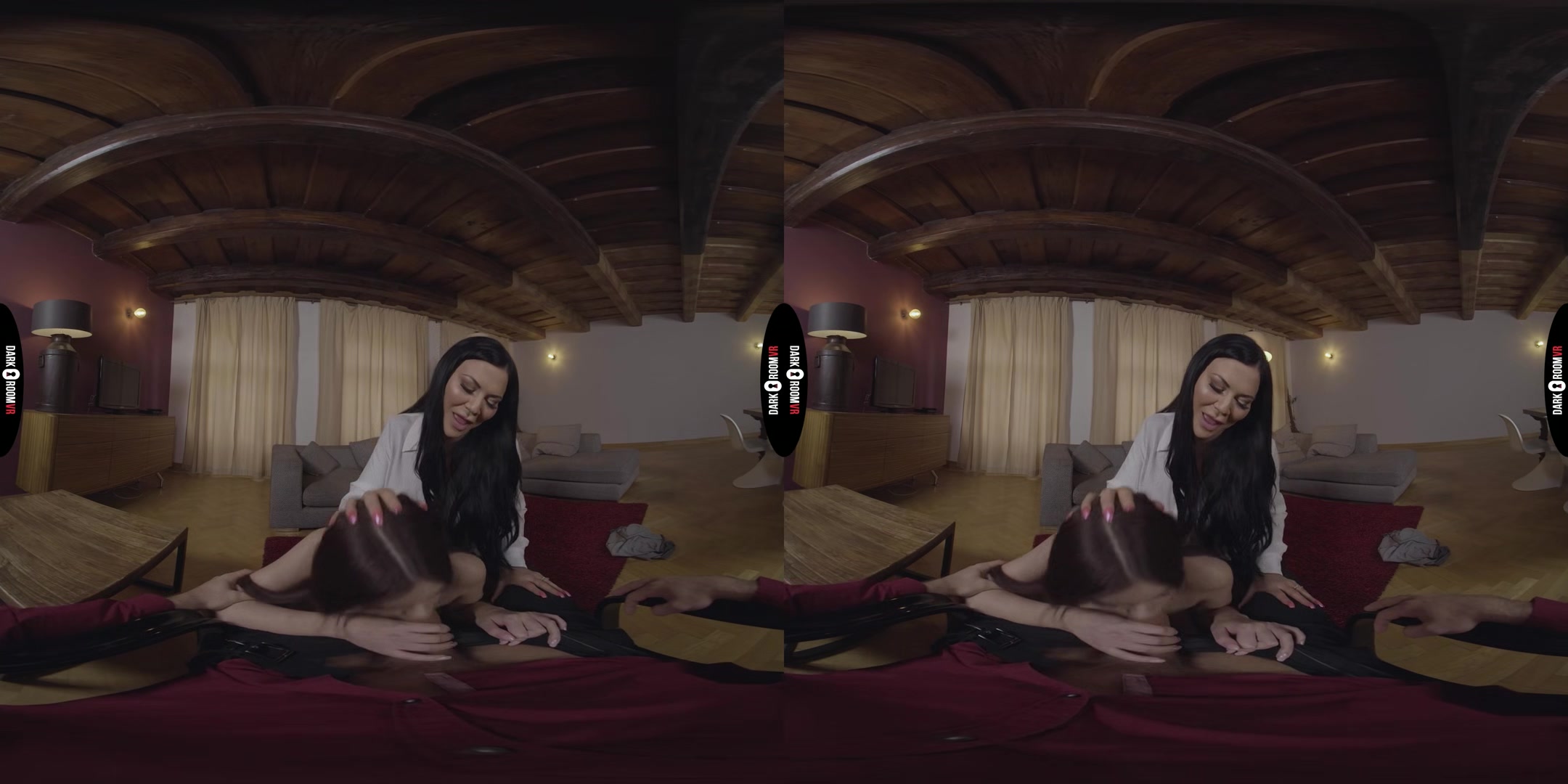 Emily Mayers & Jasmine Jae VR Porn: Do What We Say, Little Bitch - DarkRoomVR