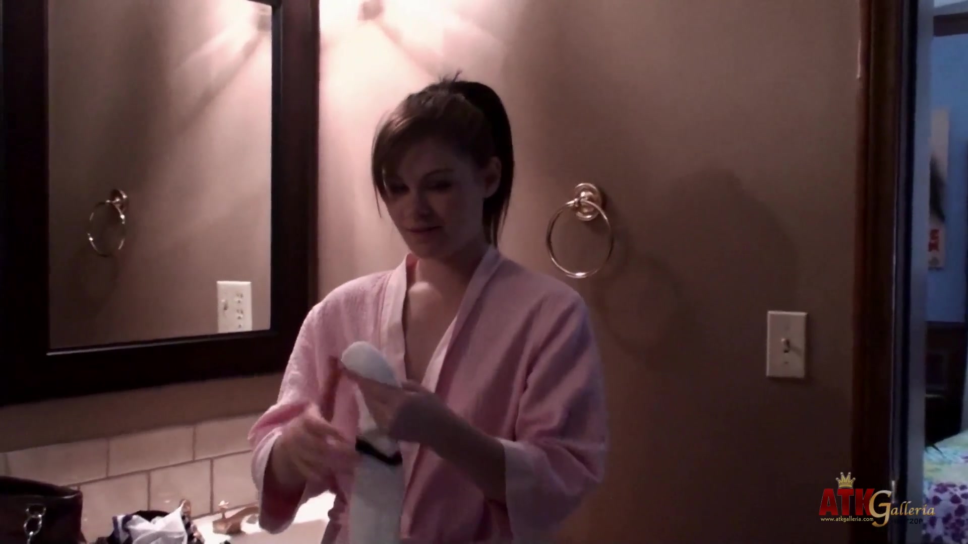 Angel changing her clothes
