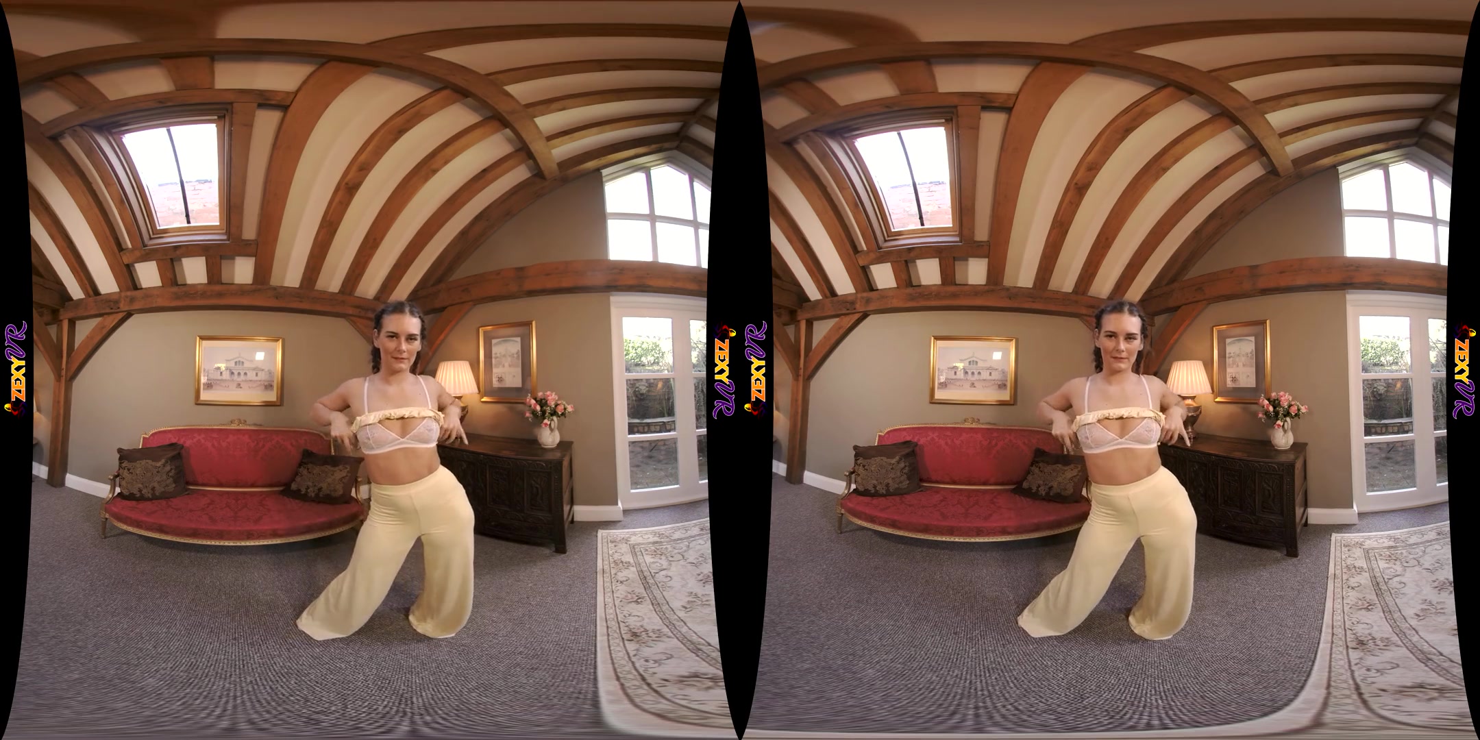 Sleepy Strip - Solo Babe Striptease in VR - SexLikeReal