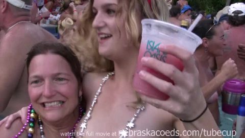 Crazy Party Milf Naked Pool Party
