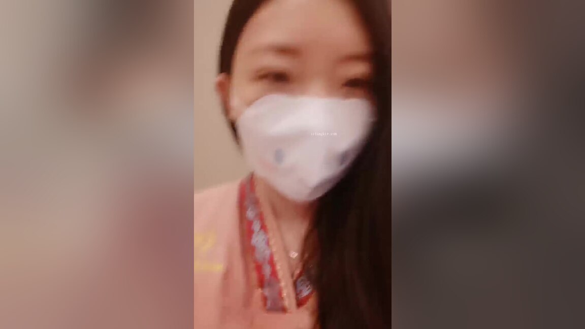 Beautiful Chinese female engages in sexual activity with her boyfriend while being drilled.