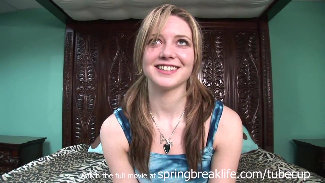 SpringBreakLife Video: Up The Skirt Cutie Changes Clothes