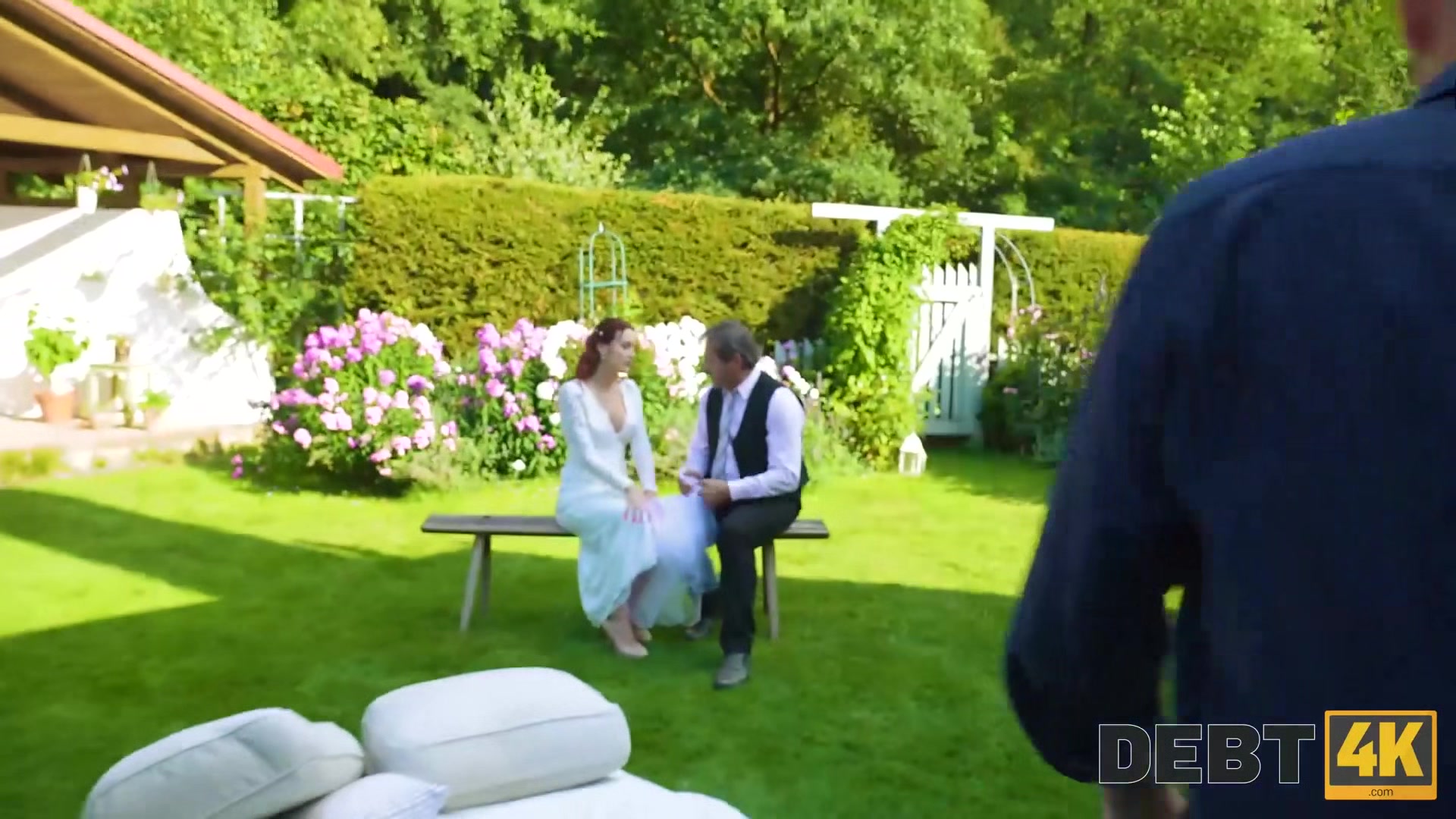 DEBT4k. Collecting the Brides Pussy