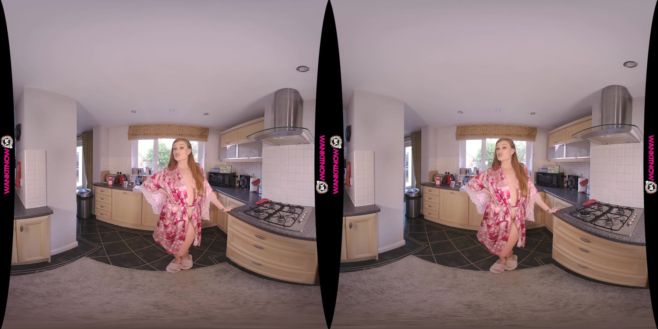 Kitchen Tease featuring Honour May - WankitNowVR