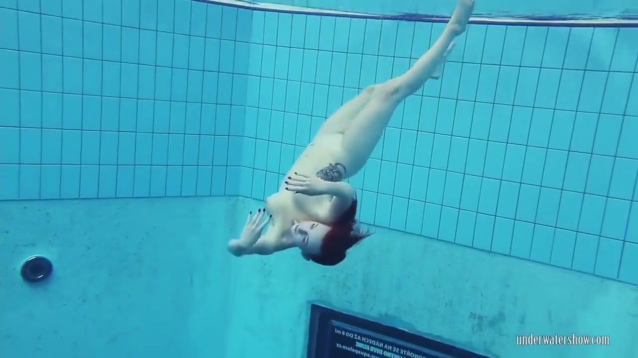 Big Tits Katrin Bouncing And Floating Underwater