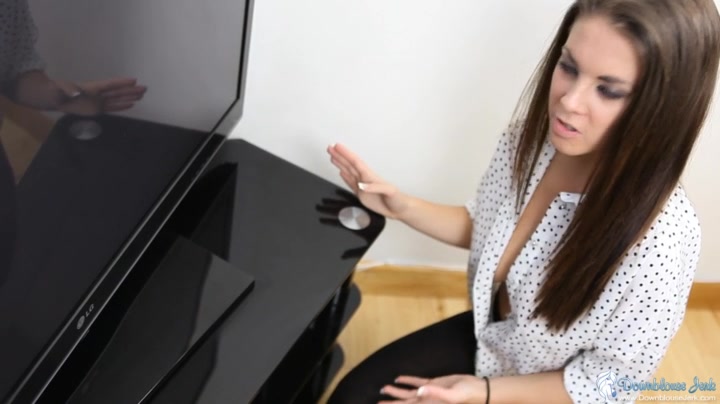 Isabella in Tune Into My Tits - DownblouseJerk
