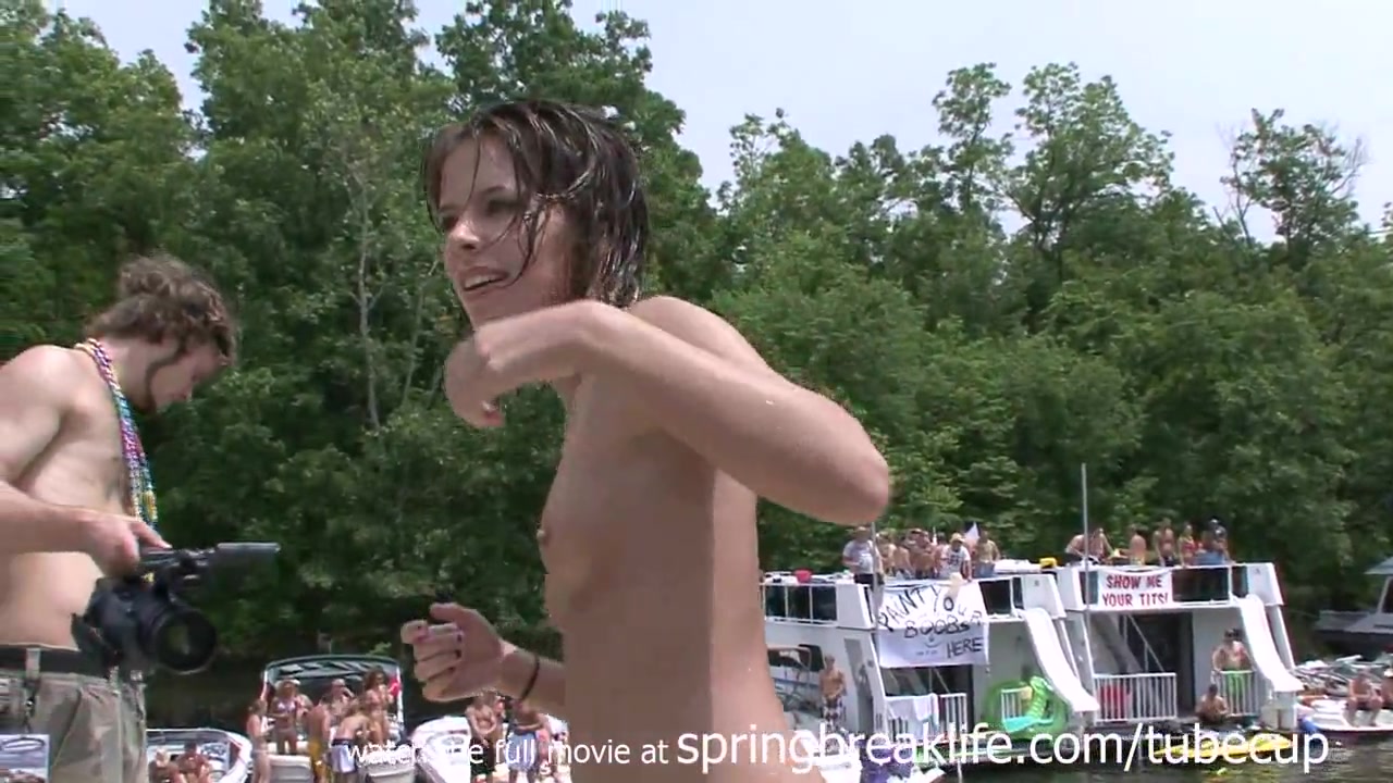 SpringBreakLife Video: Public Naked Dance Off