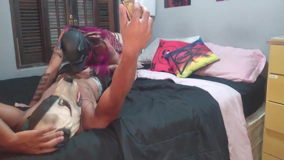 Amador De Transex Boneca Safada Sendo Fodida No Pelo - Versao Com Gozada No Red - Dodo Pitbull 19 Min