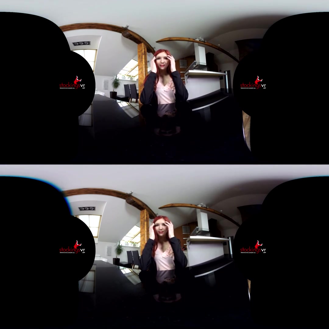 Kattie Gold in Under My Desk Katy Gold - StockingsVR